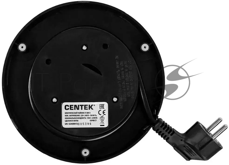 Чайник Centek CT-0013 стекло, 2200 Вт, 1.8 л, серебристый