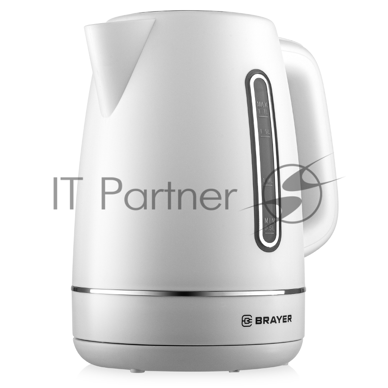 Чайник BRAYER BR6103WH 2200 Вт, 1.7 л, белый