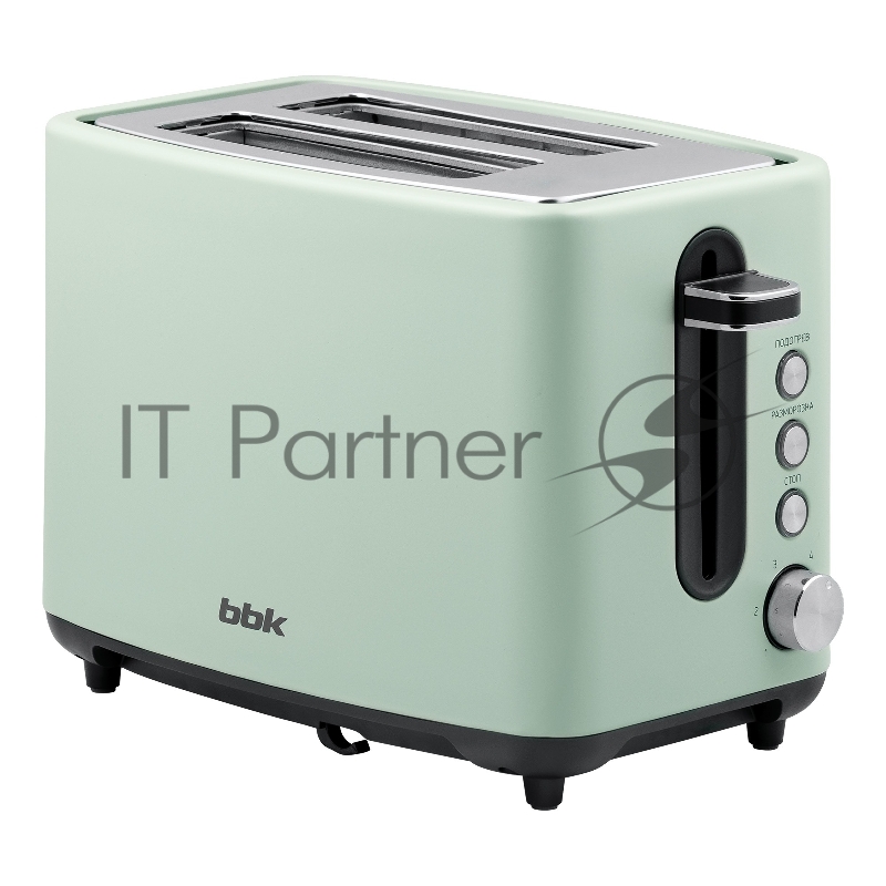 Тостер BBK TR85 серо-зеленый