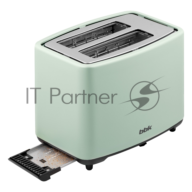 Тостер BBK TR85 серо-зеленый