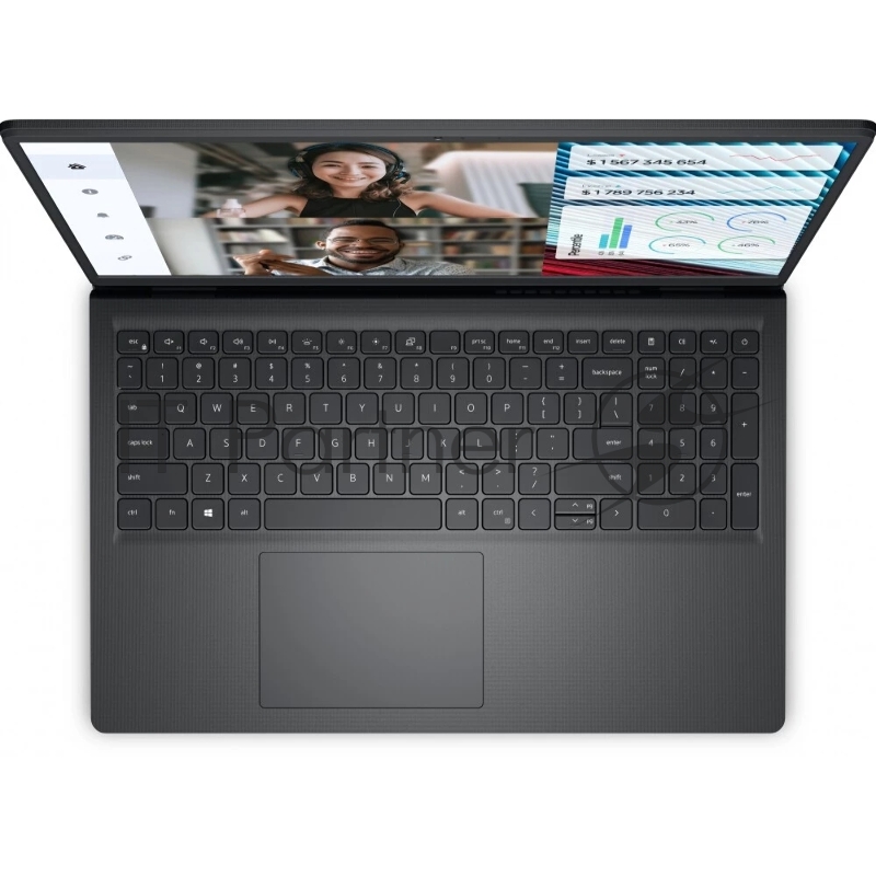 Ноутбук Dell Vostro 3520 Core i3 1215U 16Gb SSD512Gb Intel UHD Graphics 15.6 WVA FHD (1920x1080)/ENGKBD Windows 11 Professional black WiFi BT Cam (3520-3652)
