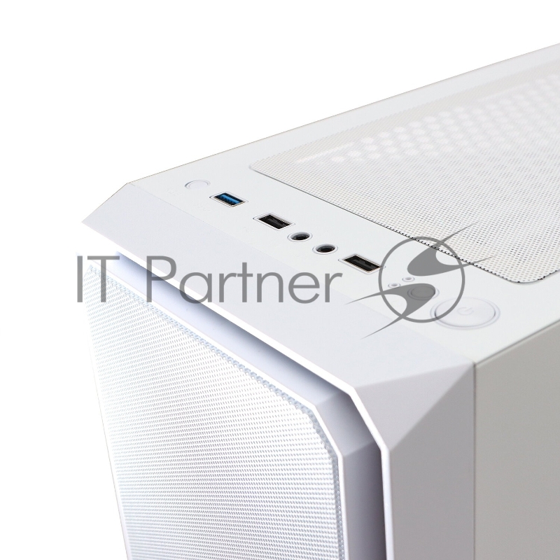 Корпус BaseTech eXtreme GFX-03, Без БП, ATX, белый, 4xRGB FAN, 2xUSB2, 1xUSB3, бок: закалённое стекло