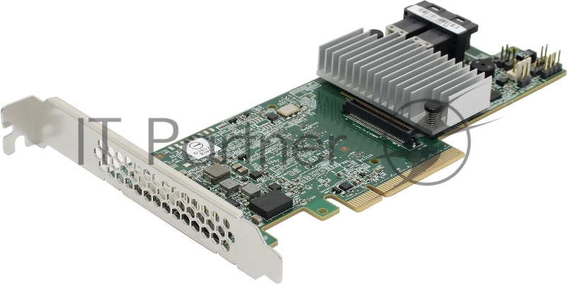 RAID-контроллер Broadcom 9361-8i SGL (LSI00417 / 05-25420-08 / 05-25420-08D) PCIe 3.0 x8 LP, SAS/SATA 12G, RAID 0,1,5,6,10,50,60, 8port (2*int SFF8643), Cache 1GB, 3108ROC RTL (R8i) {5} (003075)