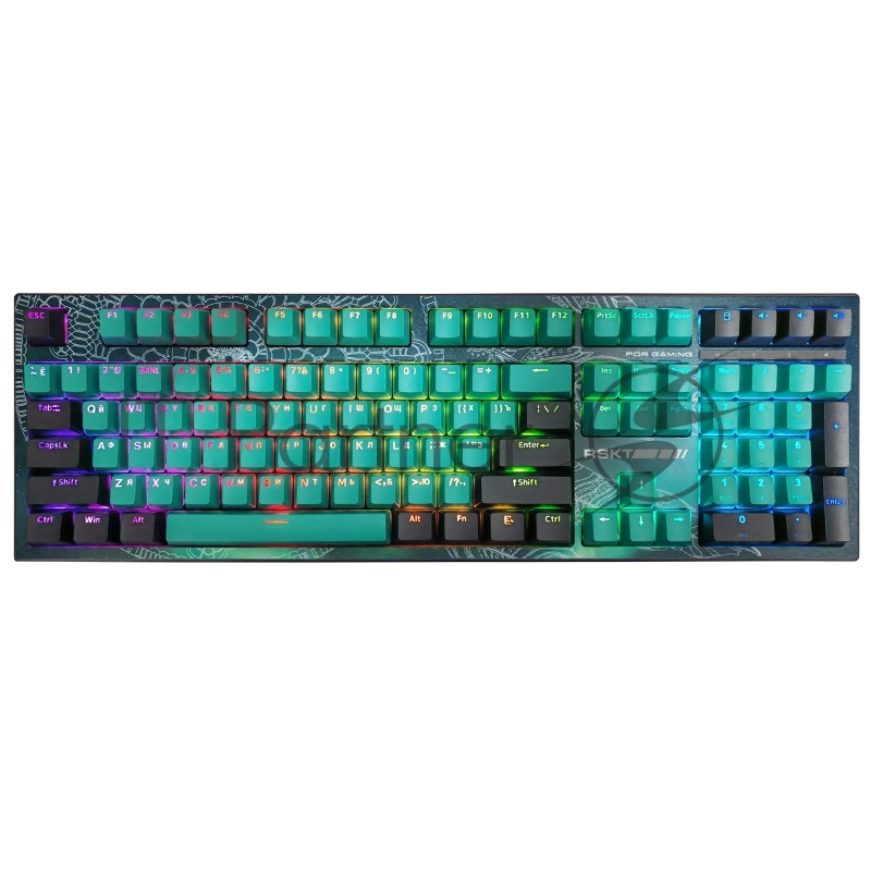 Клавиатура Raskat KM002 UV GREEN