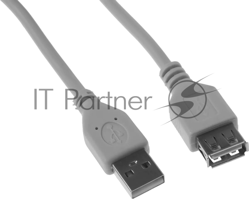 Кабель-удлинитель Premier 5-905 USB A(m) USB 2.0 A (f) 0.5м (5-905 0.5) серый