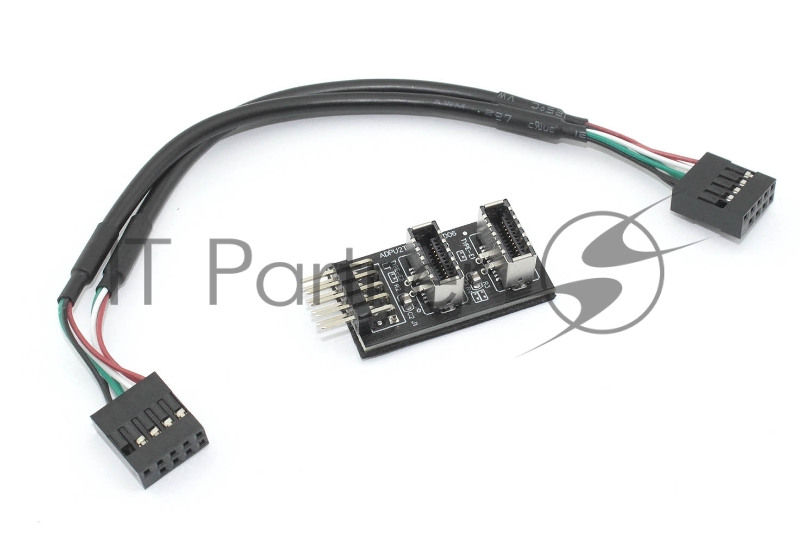 Хаб USB 2.0 для мат. плат на USB Type-E 2 порта