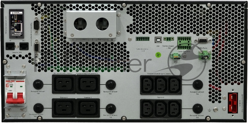 Источник бесперебойного питания Systeme Electriс SRT SRTSE5KRTXLIEC-NC 5000Вт 5000ВА черный