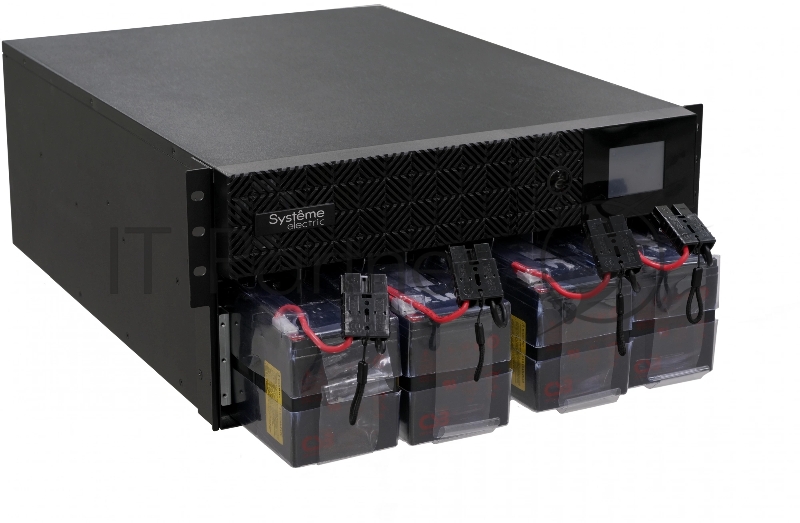 Источник бесперебойного питания Systeme Electriс SRT SRTSE6KRTXLIEC-NC 6000Вт 6000ВА черный