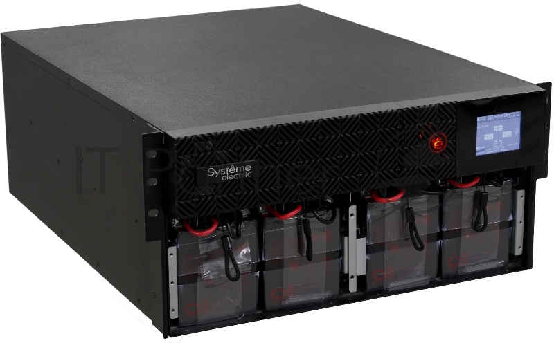 Источник бесперебойного питания Systeme Electriс SRT SRTSE6KRTXLIEC-NC 6000Вт 6000ВА черный