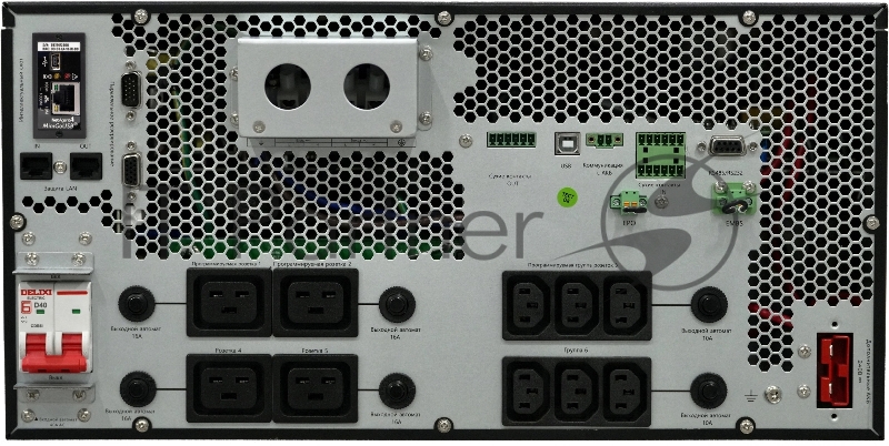 Источник бесперебойного питания Systeme Electriс SRT SRTSE6KRTXLIEC-NC 6000Вт 6000ВА черный