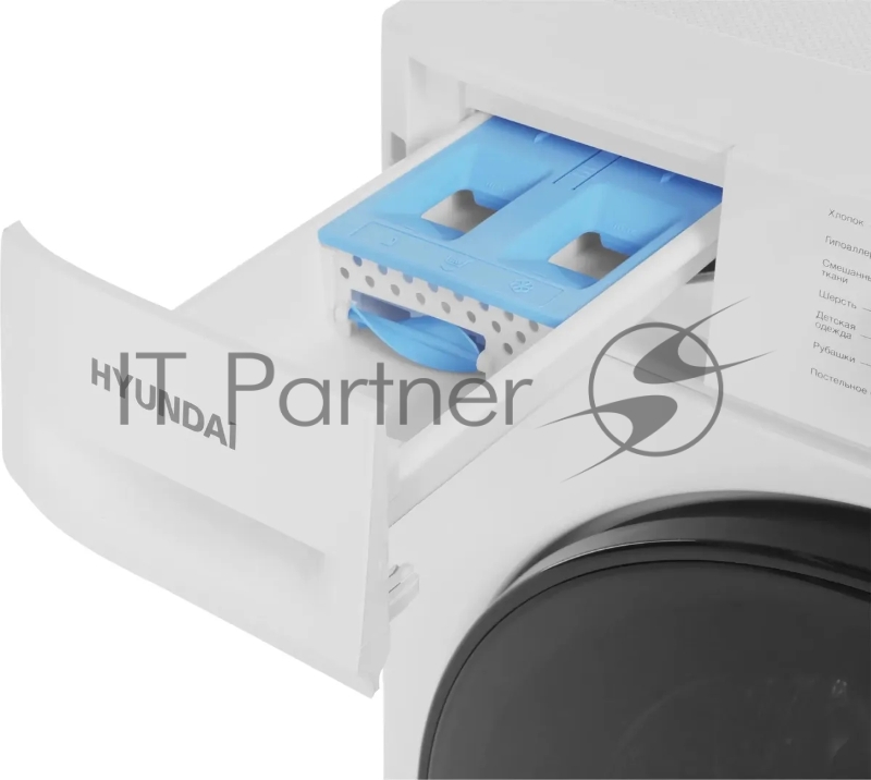 Стиральная машина Hyundai WFD8402 белый, загр.фронтальная макс.: 8 кг, 1400 об/мин, класс: A (с сушкой)