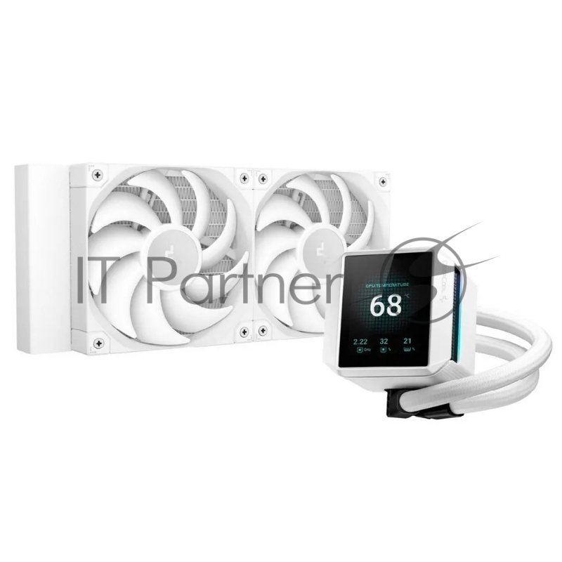 Жидкостная система охлаждения Deepcool MYSTIQUE 240 WH R-LX240-WHDSNMP-G-1