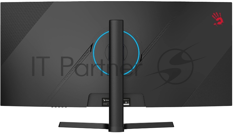 Монитор Bloody MN340W черный 34 VA LED 1ms 21:9 HDMI M/M матовая HAS Piv 300cd 178гр/178гр 3440x1440 180Hz FreeSync DP UW USB 5.7кг