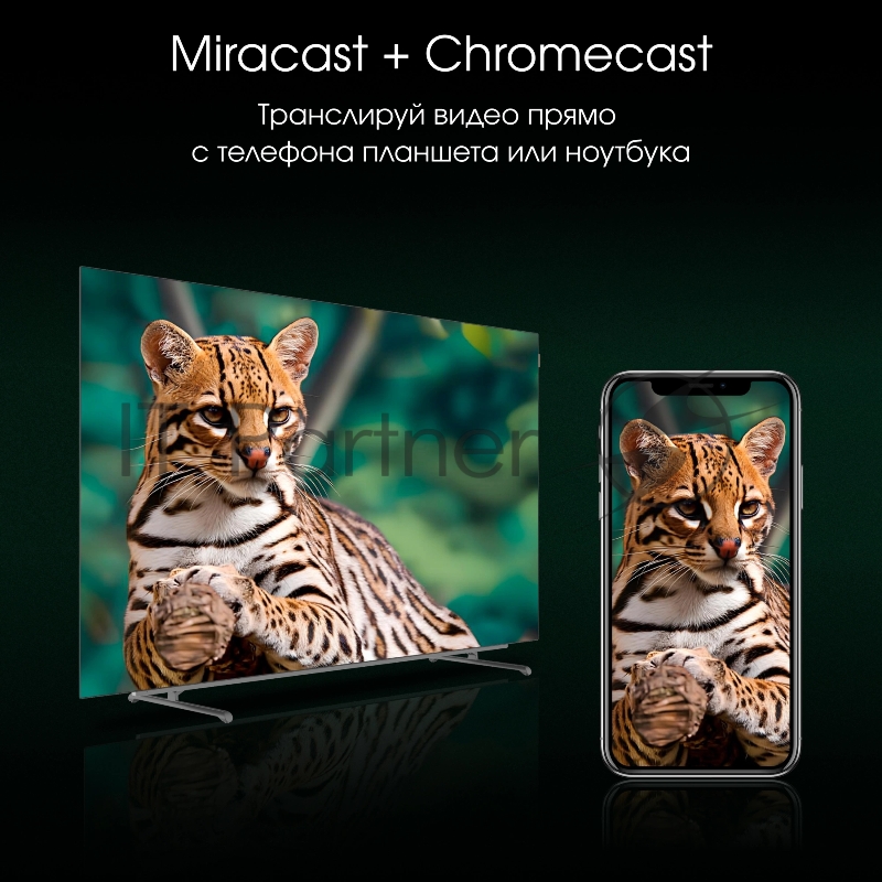 Телевизор Digma Pro 65 OLED 65M черный/серебристый 4K Ultra HD 120Hz DVB-T DVB-T2 DVB-C DVB-S DVB-S2 USB WiFi Google TV