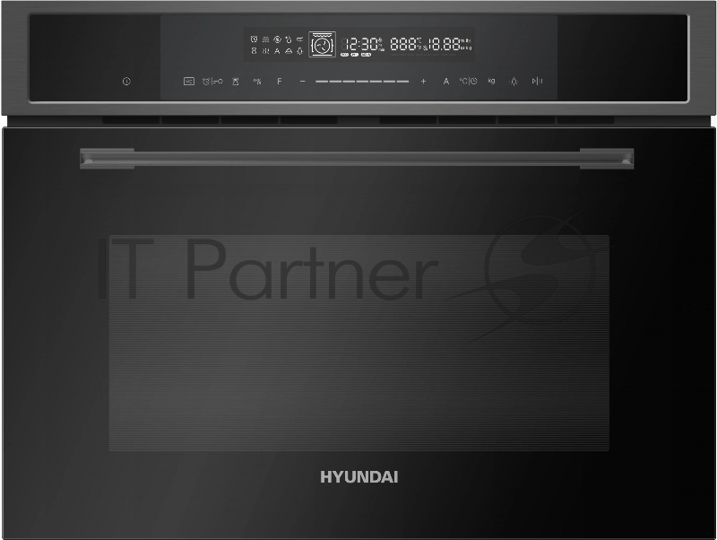 Духовой шкаф Электрический Hyundai HMEO 6580 DX черный