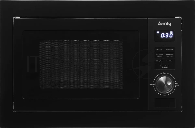 Встраиваемая микроволновая печь Domfy DM2540BW BG 25л. 900Вт черный