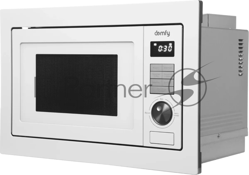 Микроволновая печь встраиваемая Domfy DM2540BW WG 25л. 900Вт белый