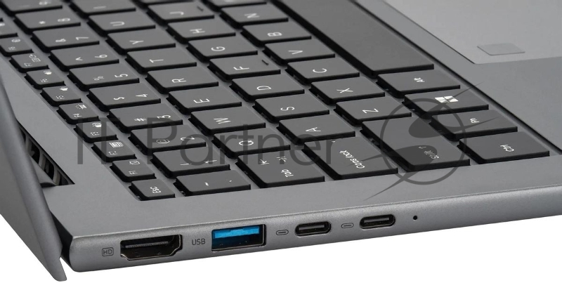 Ноутбук IRU Planio 14INP N-series N100 8Gb SSD256Gb Intel UHD Graphics 14 IPS FHD (1920x1080) Free DOS grey WiFi BT Cam 5000mAh (2023733)