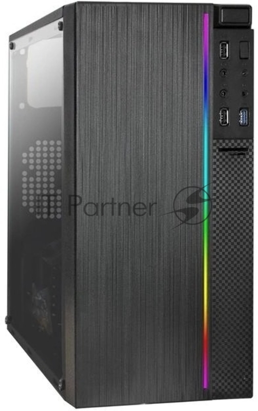 ПК IRU Game 510H6SEA MT Ryzen 5 5600 (3.5) 16Gb SSD512Gb RTX3050 6Gb Free DOS GbitEth 500W черный (2073973)