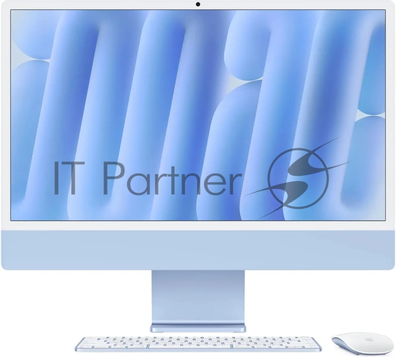 Моноблок Apple iMac 24 Blue (M4, 10C CPU, 10C GPU/16Gb/512Gb SSD) (MWV33ZP/A) Нужен переходник на EU