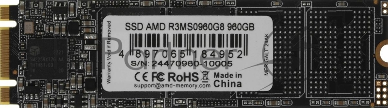 Накопитель SSD AMD SATA 960GB R3MS0960G8 Radeon mSATA