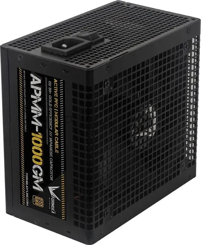 Блок питания Formula ATX 1000W APMM-1000GM Gen.5 80+ gold (20+4pin) APFC 120mm fan 8xSATA Cab Manag RTL
