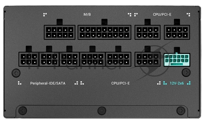 Блок питания Deepcool GamerStorm PN1200M черный (ATX 3.1, 1200W, Full Cable Management, PWM 120mm fan, Active PFC, 80+ GOLD, Gen5 PCIe) RET