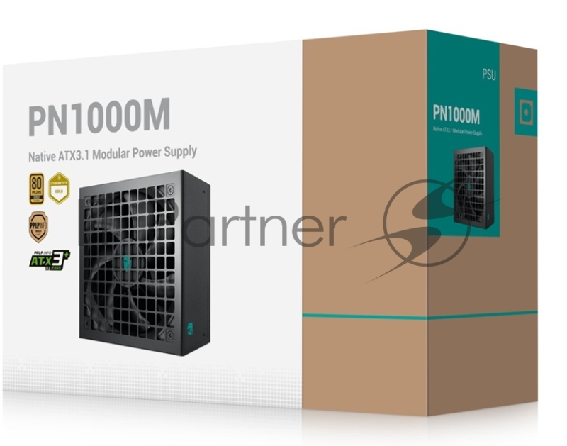 Deepcool GAMERSTORM PN1000M (ATX 3.1, 1000W, Full Cable Management, PWM 120mm fan, Active PFC, 80+ GOLD, Gen5 PCIe) RET