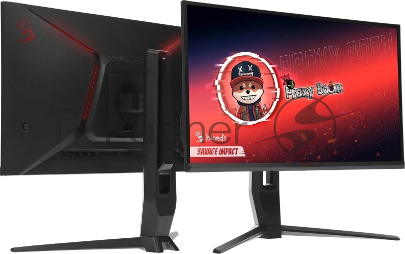 Монитор Bloody 27 MN271Q серый IPS LED 1ms 16:9 HDMI M/M матовая HAS Piv 320cd 178гр/178гр 2560x1440 180Hz G-Sync DP 2K USB 5.1кг