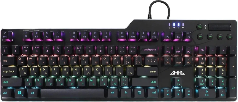 Клавиатура GMNG GG-KB765XP механическая черный USB Multimedia for gamer LED (1901096)