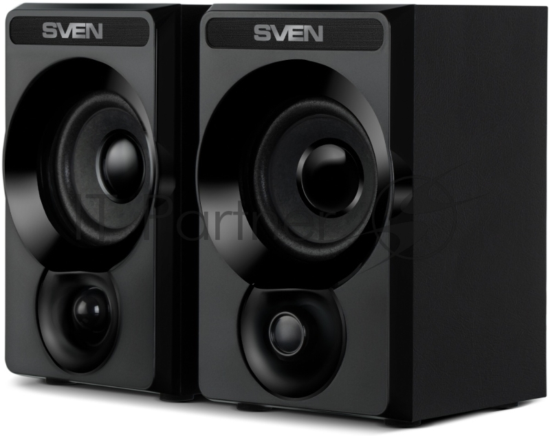 Колонки Sven SPS-535, чёрный, акустическая система 2.0, USB, мощность 2x3 Вт(RMS)