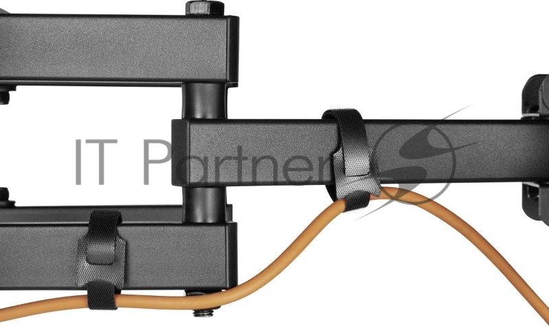 Кронштейн для телевизора SunWind 7FS черный 37-80 макс.40кг настенный поворотно-выдвижной и наклонный