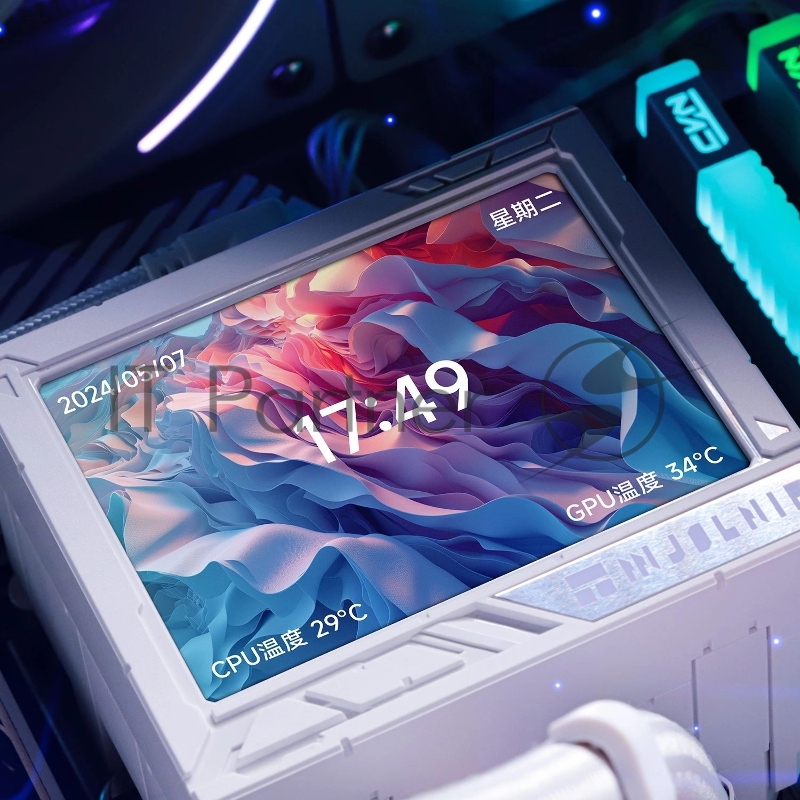 Система водяного охлаждения Thermalright Mjolnir Vision 360 ARGB Soc-AM5/AM4/1151/1200/2066/201 белый 4-pin 27dB Al LCD Ret (M-VISION-360-WH-ARGB)