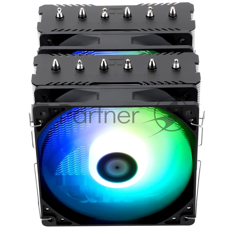 Устройство охлаждения(кулер) Thermalright Peerless Assassin 120 SE ARGB Soc-AM5/AM4/1200/1700/1851 черный 4-pin 25.6dB Al+Cu 730gr Ret (PA120-SE-ARGB)