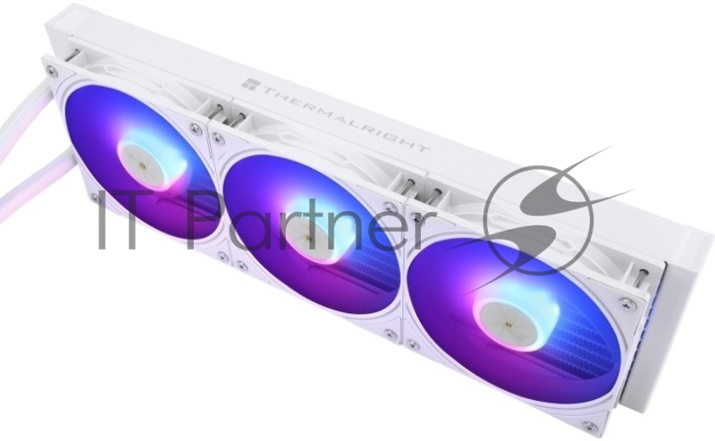 Система водяного охлаждения Thermalright Frozen Warframe 360 ARGB Soc-AM5/AM4/1200/1700/1851 белый 4-pin 29.8dB Al LCD Ret (F-WFRAME-360-WH-ARGB)
