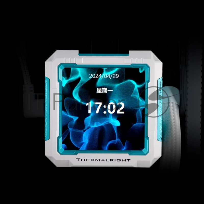 Система водяного охлаждения Thermalright Frozen Warframe PRO 360 ARGB Soc-AM5/AM4/1200/1700/1851 белый 4-pin 29.8dB Al LCD Ret (F-WFRAME-PRO-360-WH-ARGB)