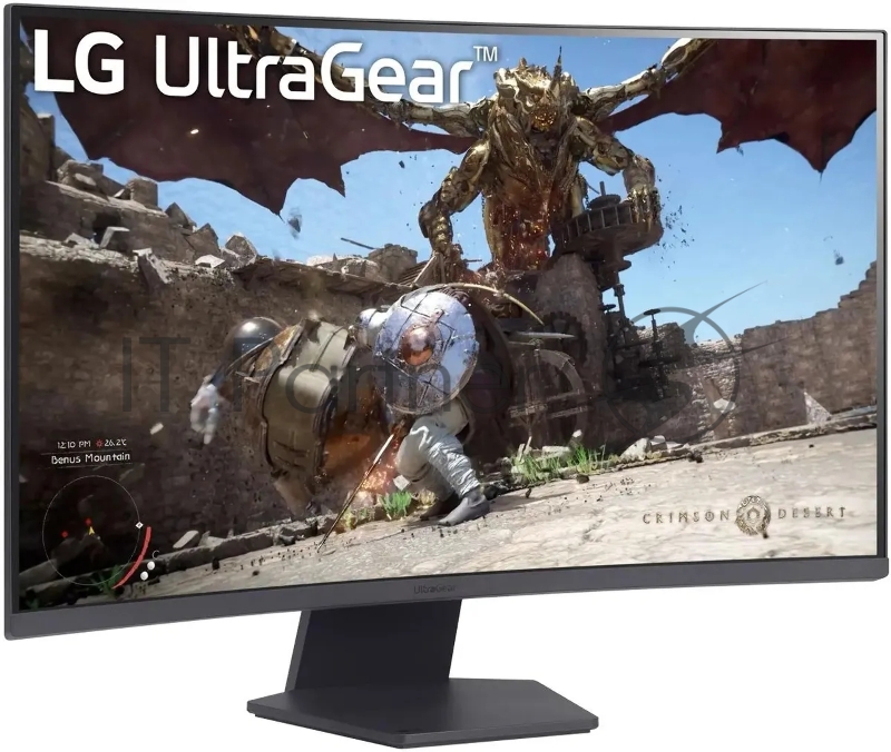 Монитор LG 31.5 32GS60QC-B черный VA LED 5ms 16:9 HDMI матовая HAS Piv 3000:1 350cd 178гр/178гр 2560x1440 DP WQ 7.2кг