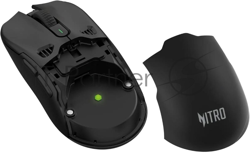 Мышь Acer Nitro OMR404 черный оптическая 6400dpi беспров. BT/Radio USB 6but (ZL.MCEEE.02T)