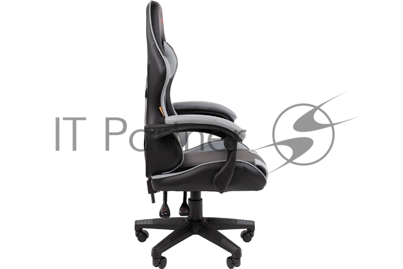 Кресло компьютерное Chairman game CH29 экокожа, черно-серый