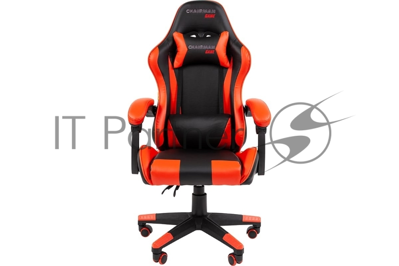 Кресло компьютерное Chairman game CH29 экокожа, черно-красный