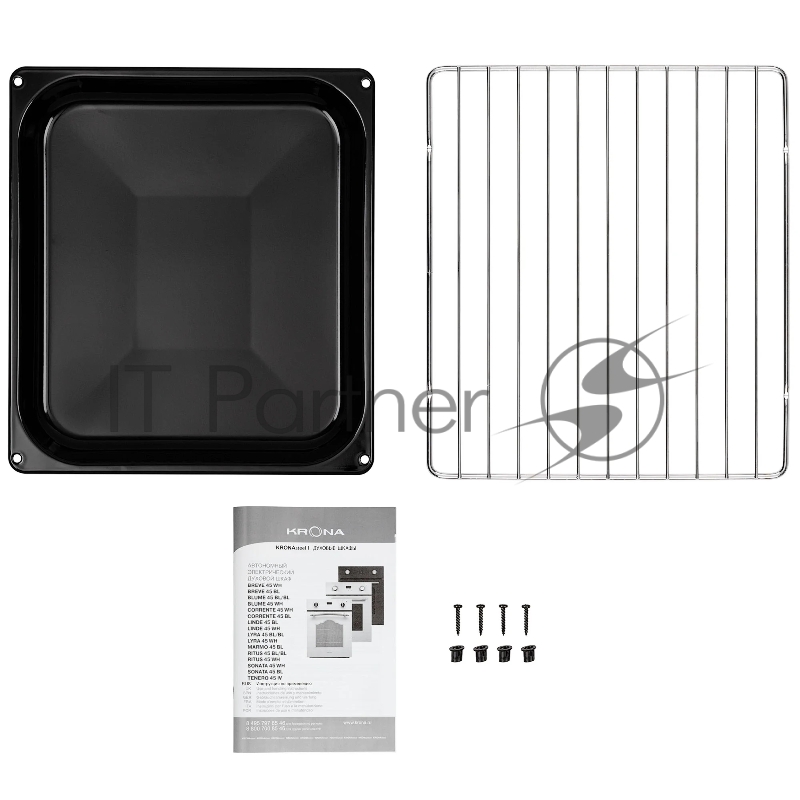 Электрический духовой шкаф Krona LINDE 45 BL