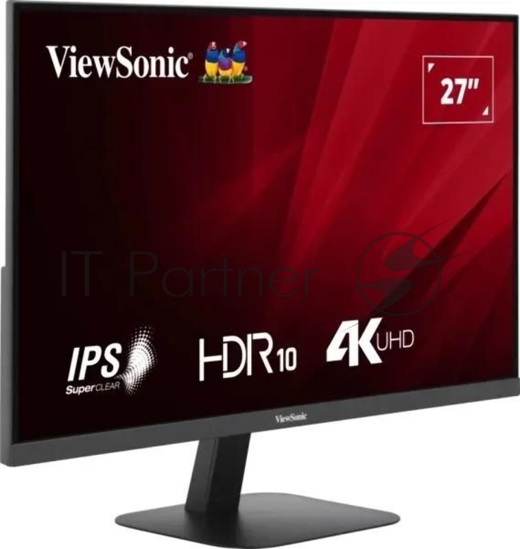 Монитор ViewSonic 27 VA2708-4K-HD черный IPS LED 16:9 HDMI матовая 250cd 178гр/178гр 3840x2160 60Hz DP UHD 4.1кг