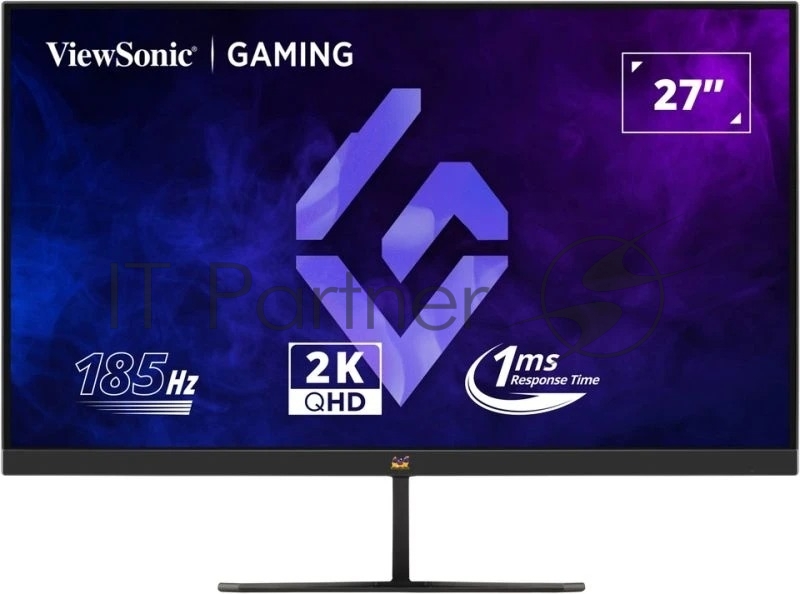 Монитор ViewSonic VX2758A-2K-PRO черный IPS LED 27 1ms 16:9 HDMI M/M матовая 1000:1 250cd 170гр/160гр 2560x1440 185Hz DP Quad HD 2K (1440p) 6кг