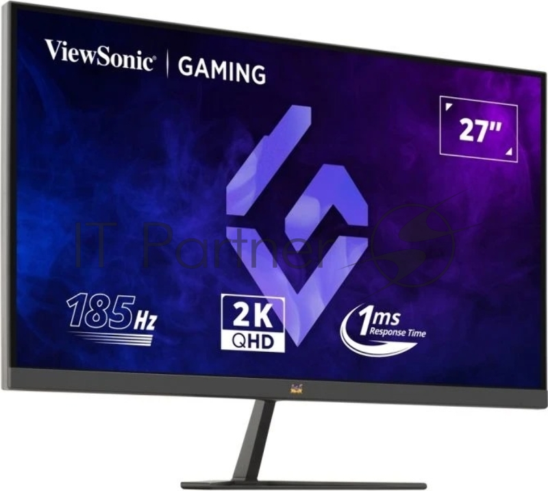 Монитор ViewSonic VX2758A-2K-PRO черный IPS LED 27 1ms 16:9 HDMI M/M матовая 1000:1 250cd 170гр/160гр 2560x1440 185Hz DP Quad HD 2K (1440p) 6кг