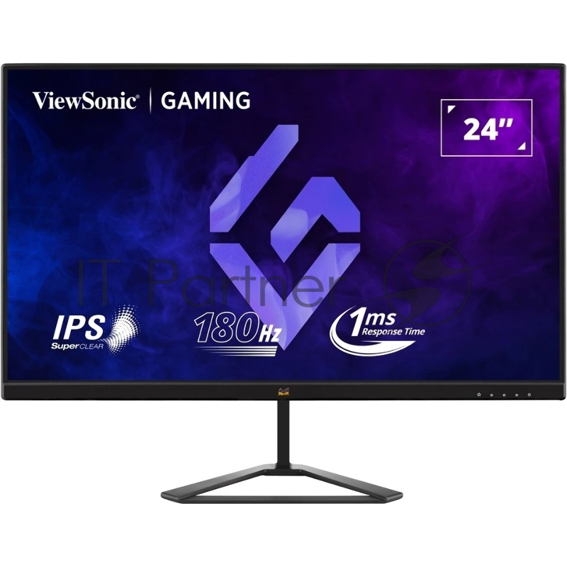 Монитор ViewSonic 23.8 VX2479-HD-PRO черный IPS LED 1ms 16:9 HDMI матовая 1000:1 250cd 178гр/178гр 1920x1080 180Hz DP FHD 5.2кг