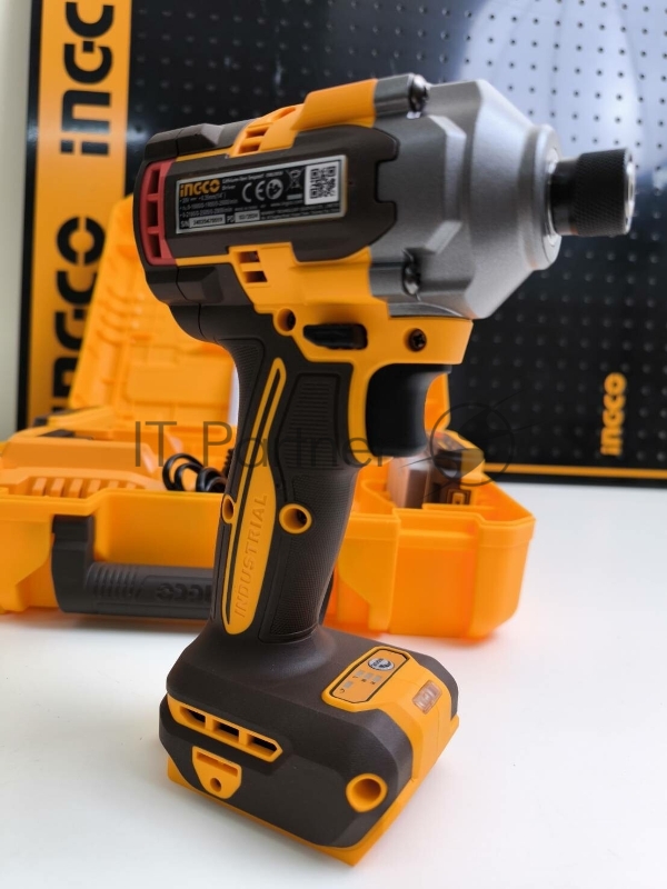 Аккумуляторный импульсный винтоверт Ingco CIRLI2028, 20В BL, 285Hm, 2хАКБ FBLI20011 и ЗУ FCLI2001, кейс