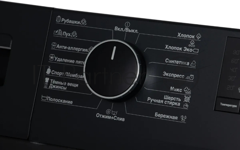 Стиральная машина BEKO WSPE7612A антрацит, загрузка фронтальная 7 кг, 1200 об/мин., класс: А