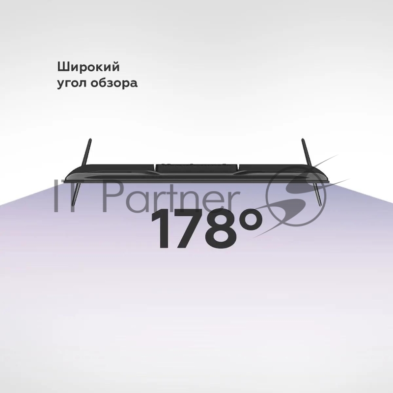 Телевизор BQ 43FS38B Black (РФ). 43 FHD ОС Android 14