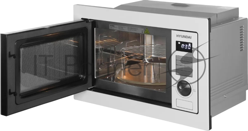 Встраиваемая микроволновая печь Hyundai HBW 2544 WG 25л. 900Вт белый