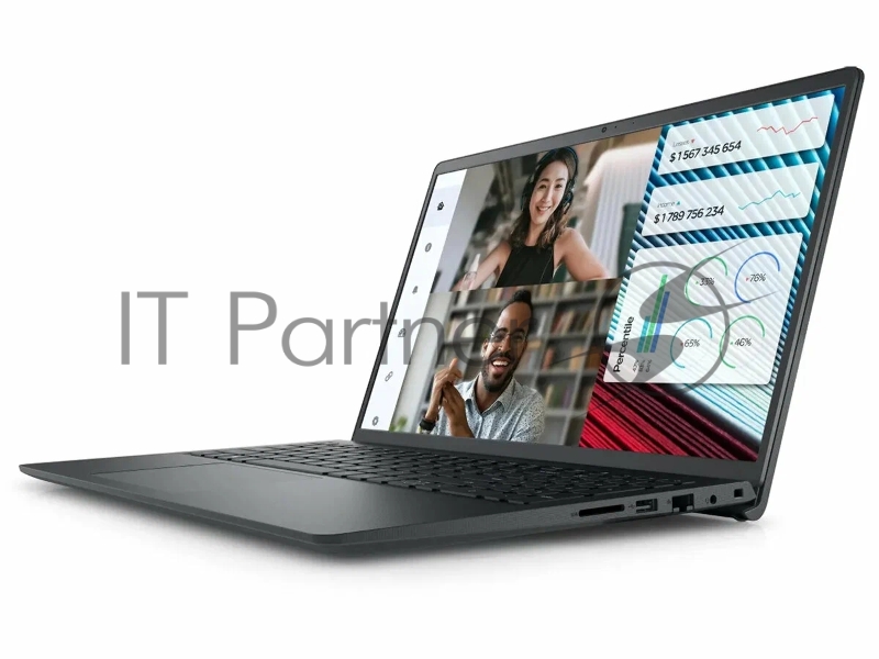 Ноутбук Dell Vostro 3520 i3-1215U 8Gb+8Gb SSD 512Gb Intel UHD Graphics 15,6 FHD IPS Cam 41Вт*ч Linux Ubuntu KBD RUENG Черный HDL5A91028W-16G